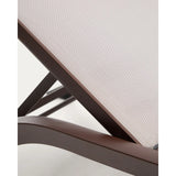 Stapelbare Sonnenliege Capraia aus Aluminium in Taupe von Kave Home – Bild 10
