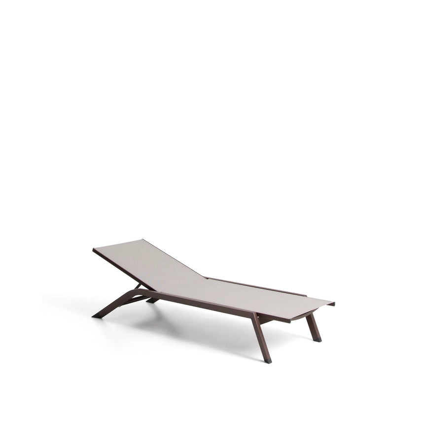 Stapelbare Sonnenliege Capraia aus Aluminium in Taupe von Kave Home – Bild 4