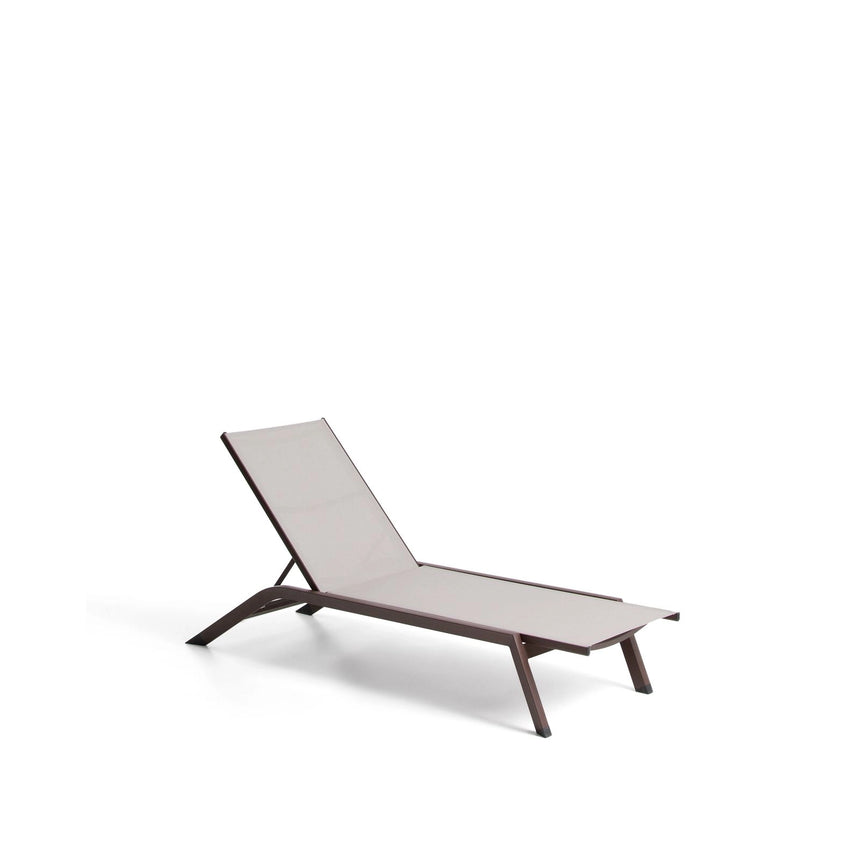 Stapelbare Sonnenliege Capraia aus Aluminium in Taupe von Kave Home – Bild 6