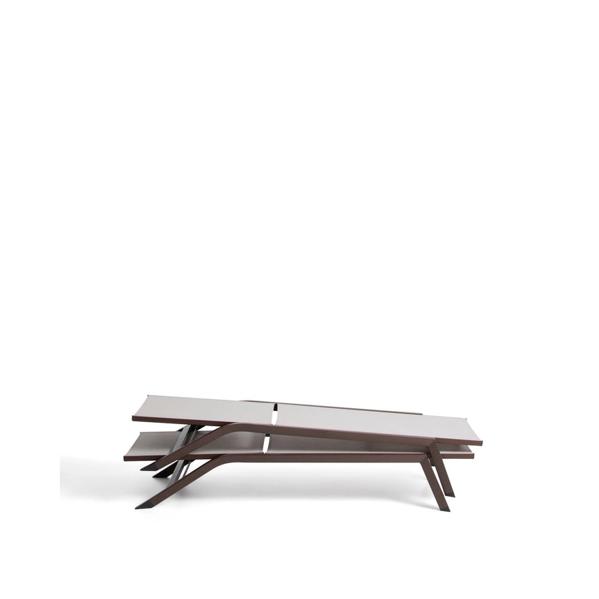 Stapelbare Sonnenliege Capraia aus Aluminium in Taupe von Kave Home – Bild 7