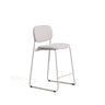 Stapelbarer Hocker Meli mit Chenille und Beinen aus Metall, FSC Mix Credit, 65 cm  von Kave Home – Bild 1