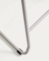 Stapelbarer Hocker Meli mit Chenille und Beinen aus Metall, FSC Mix Credit, 65 cm  von Kave Home – Bild 11
