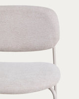 Stapelbarer Hocker Meli mit Chenille und Beinen aus Metall, FSC Mix Credit, 65 cm  von Kave Home – Bild 7