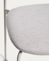 Stapelbarer Hocker Meli mit Chenille und Beinen aus Metall, FSC Mix Credit, 65 cm  von Kave Home – Bild 8
