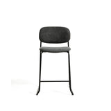Stapelbarer Hocker Meli mit Chenille und Beinen aus Metall, FSC Mix Credit, 65 cm  von Kave Home – Bild 5