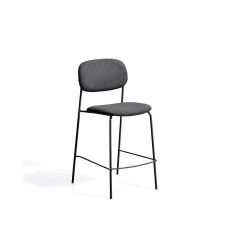 Stapelbarer Hocker Meli mit Chenille und Beinen aus Metall, FSC Mix Credit, 65 cm von Kave Home – Bild 1
