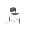 Stapelbarer Hocker Meli mit Chenille und Beinen aus Metall, FSC Mix Credit, 65 cm von Kave Home – Bild 1