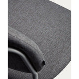 Stapelbarer Hocker Meli mit Chenille und Beinen aus Metall, FSC Mix Credit, 65 cm von Kave Home – Bild 10