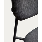 Stapelbarer Hocker Meli mit Chenille und Beinen aus Metall, FSC Mix Credit, 65 cm von Kave Home – Bild 11