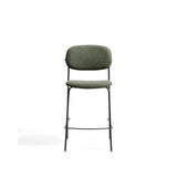 Stapelbarer Hocker Meli mit grüner Chenille und Beinen aus grünem Metall, FSC Mix Credit, 65 cm von Kave Home – Bild 7
