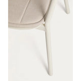 Stapelbarer Outdoor-Stuhl Alimia aus Aluminium in Ecru und beigem Synthetikseil von Kave Home – Bild 12