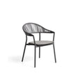 Stapelbarer Outdoor-Stuhl Alimia aus Aluminium und Synthetikseil von Kave Home – Bild 1
