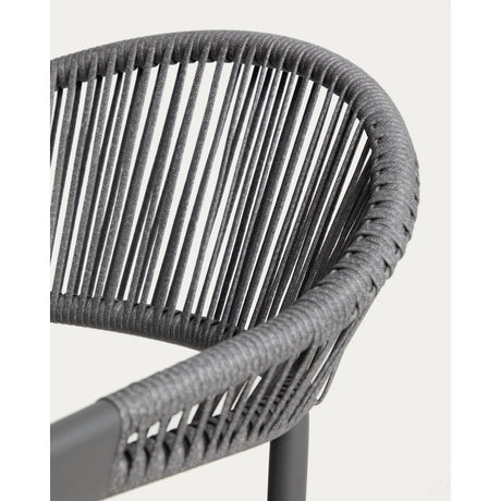 Stapelbarer Outdoor-Stuhl Alimia aus Aluminium und Synthetikseil von Kave Home – Bild 13