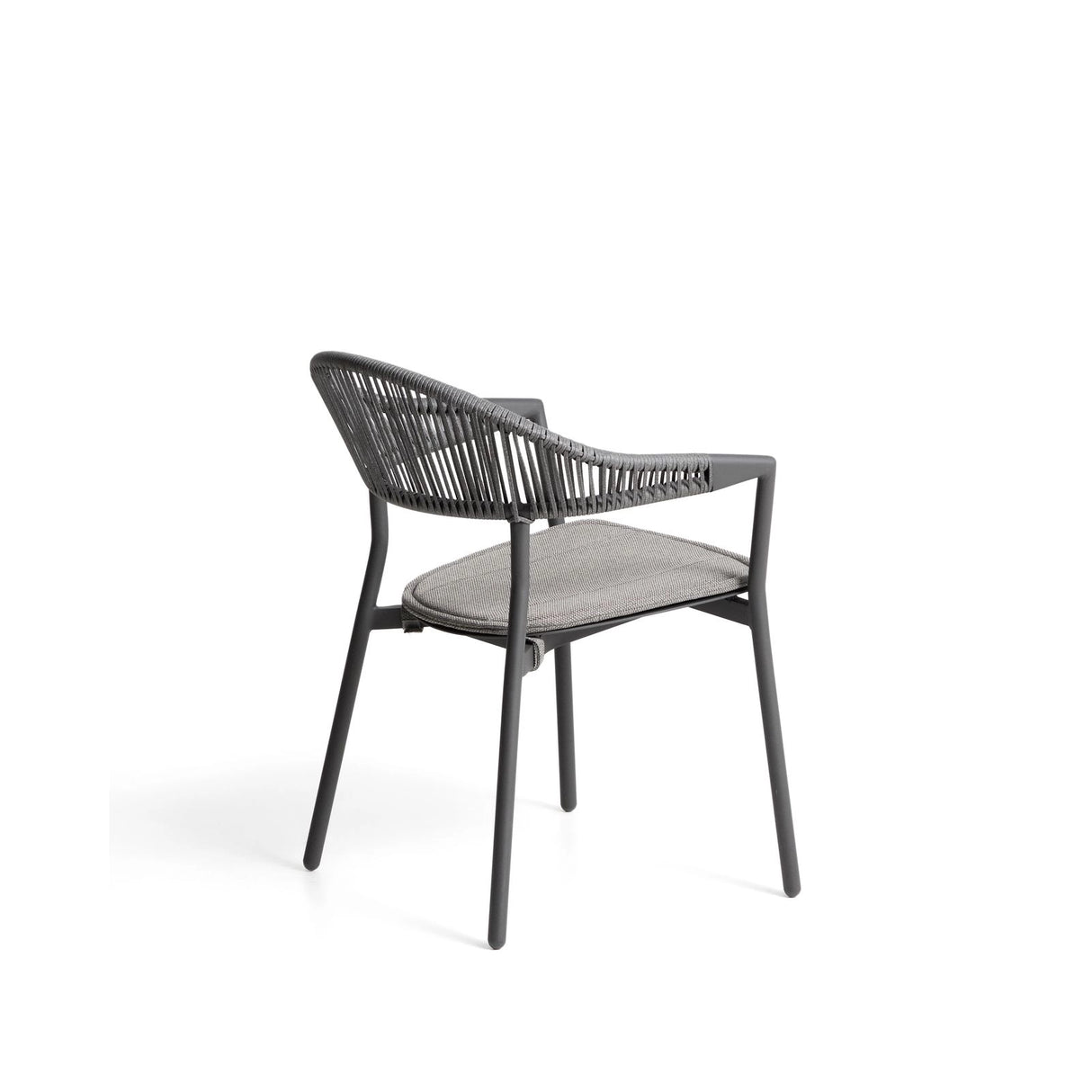 Stapelbarer Outdoor-Stuhl Alimia aus Aluminium und Synthetikseil von Kave Home – Bild 8