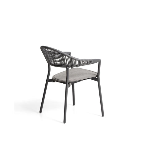 Stapelbarer Outdoor-Stuhl Alimia aus Aluminium und Synthetikseil von Kave Home – Bild 8