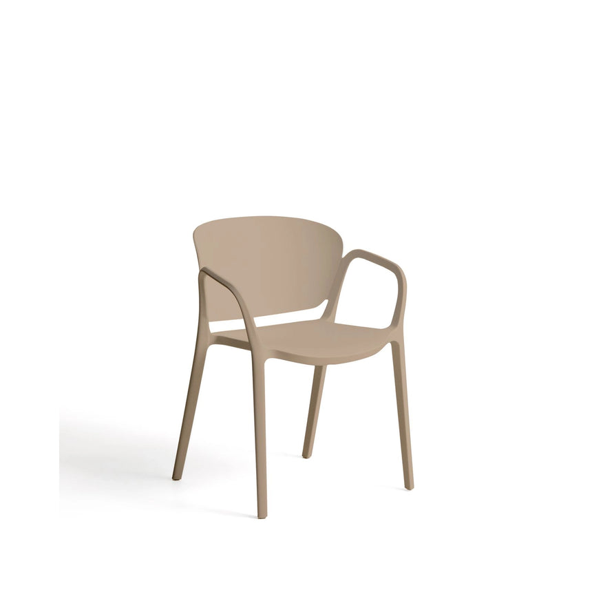 Stapelbarer Outdoor-Stuhl Ania in Beige von Kave Home – Bild 1