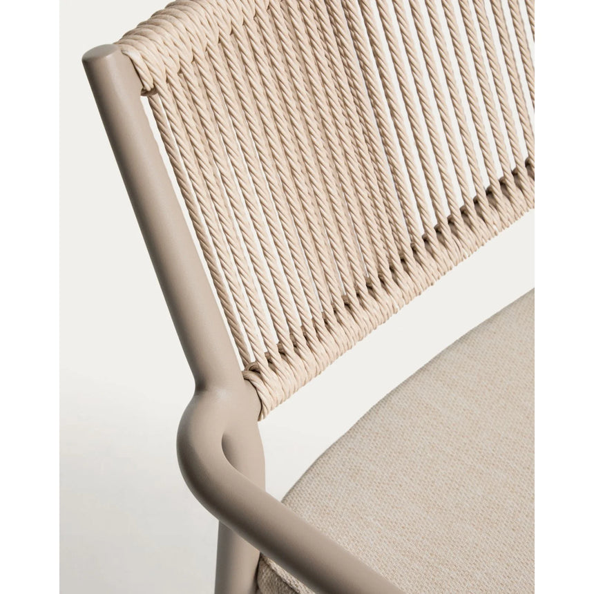 Stapelbarer Outdoor-Stuhl Argasi aus Aluminium und Synthetikseil von Kave Home – Bild 10