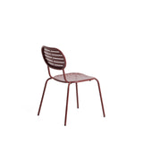 Stapelbarer Outdoor-Stuhl Brai aus granatrot verzinktem Stahl von Kave Home – Bild 8