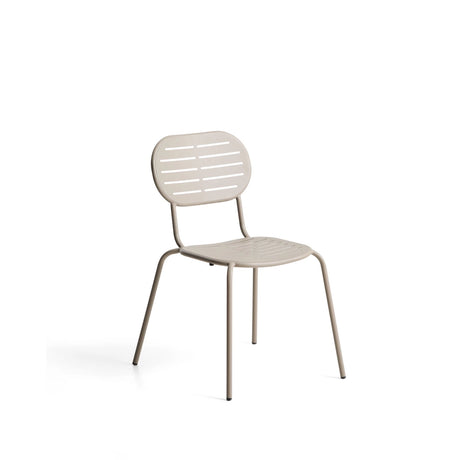 Stapelbarer Outdoor-Stuhl Brai aus taupefarben verzinktem Stahl von Kave Home – Bild 1