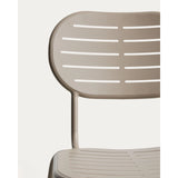 Stapelbarer Outdoor-Stuhl Brai aus taupefarben verzinktem Stahl von Kave Home – Bild 9