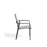 Stapelbarer Outdoor-Stuhl Canea aus Texteline und Aluminium von Kave Home – Bild 6