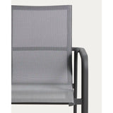 Stapelbarer Outdoor-Stuhl Canea aus Texteline und Aluminium von Kave Home – Bild 8