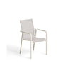 Stapelbarer Outdoor-Stuhl Canea aus beigem Texteline und Aluminium in Ecru von Kave Home – Bild 1