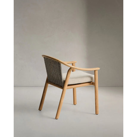 Stapelbarer Outdoor-Stuhl Elunda aus massivem Teakholz, FSC 100 % von Kave Home – Bild 10