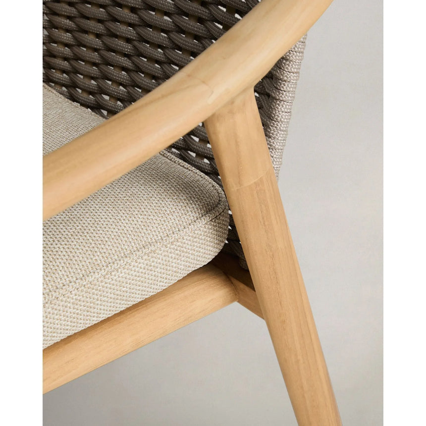 Stapelbarer Outdoor-Stuhl Elunda aus massivem Teakholz, FSC 100 % von Kave Home – Bild 13