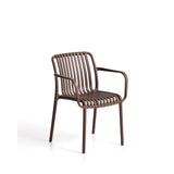 Stapelbarer Outdoor-Stuhl Isabellini in Braun von Kave Home – Bild 1