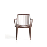Stapelbarer Outdoor-Stuhl Isabellini in Braun von Kave Home – Bild 5