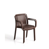 Stapelbarer Outdoor-Stuhl Isabellini in Braun von Kave Home – Bild 6