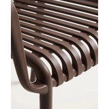 Stapelbarer Outdoor-Stuhl Isabellini in Braun von Kave Home – Bild 8
