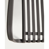 Stapelbarer Outdoor-Stuhl Isabellini in Graphitgrau von Kave Home – Bild 10