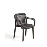Stapelbarer Outdoor-Stuhl Isabellini in Graphitgrau von Kave Home – Bild 7