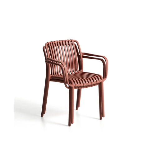 Stapelbarer Outdoor-Stuhl Isabellini in Terrakotta von Kave Home – Bild 10