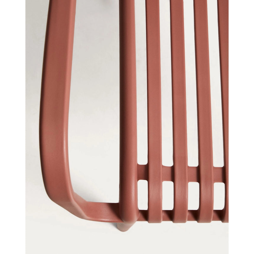 Stapelbarer Outdoor-Stuhl Isabellini in Terrakotta von Kave Home – Bild 13