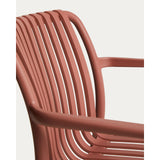 Stapelbarer Outdoor-Stuhl Isabellini in Terrakotta von Kave Home – Bild 14