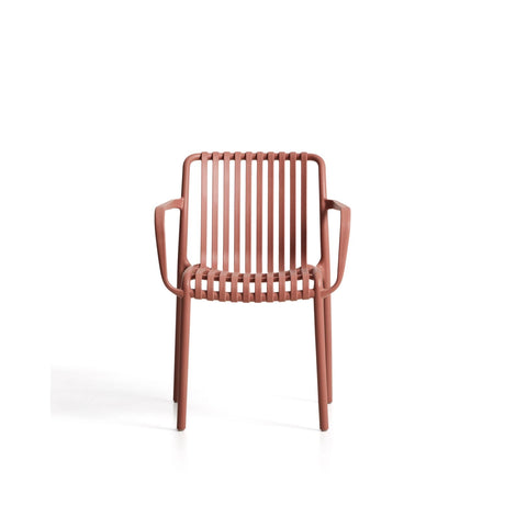 Stapelbarer Outdoor-Stuhl Isabellini in Terrakotta von Kave Home – Bild 9