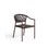 Stapelbarer Outdoor-Stuhl Livadia aus Aluminium in Braun von Kave Home – Bild 1