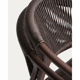 Stapelbarer Outdoor-Stuhl Livadia aus Aluminium in Braun von Kave Home – Bild 13