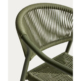 Stapelbarer Outdoor-Stuhl Livadia aus Aluminium in Grün von Kave Home – Bild 10