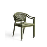 Stapelbarer Outdoor-Stuhl Livadia aus Aluminium in Grün von Kave Home – Bild 6