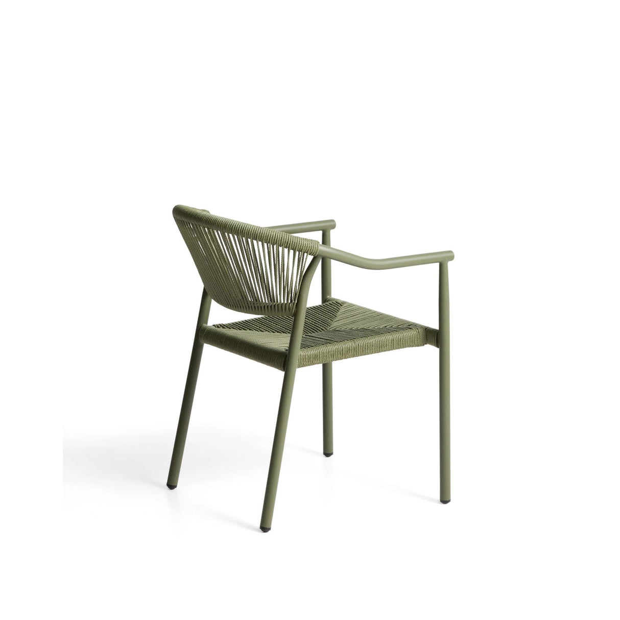 Stapelbarer Outdoor-Stuhl Livadia aus Aluminium in Grün von Kave Home – Bild 8