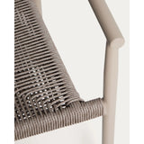 Stapelbarer Outdoor-Stuhl Livadia aus Aluminium in Taupe von Kave Home – Bild 14