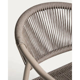 Stapelbarer Outdoor-Stuhl Livadia aus Aluminium in Taupe von Kave Home – Bild 15