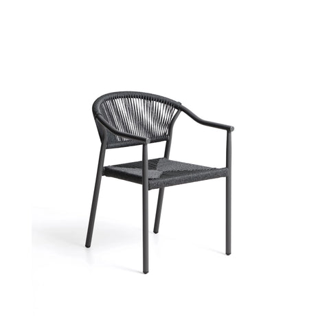 Stapelbarer Outdoor-Stuhl Livadia aus Aluminium in verschiedenen Farben von Kave Home – Bild 1