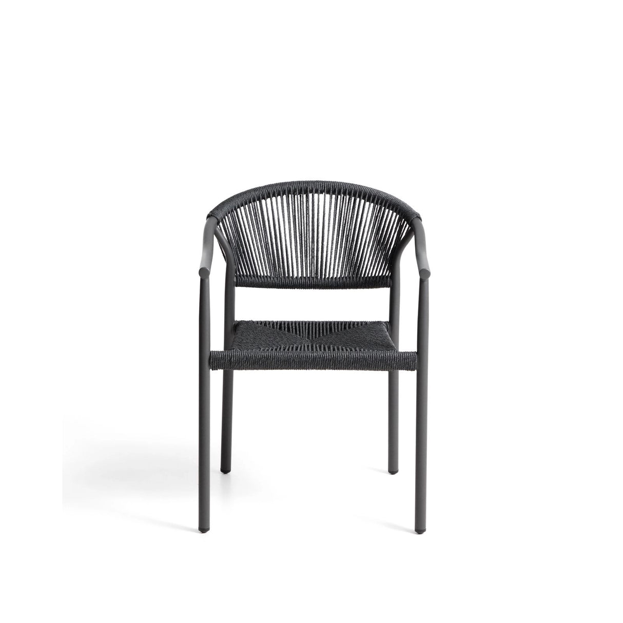 Stapelbarer Outdoor-Stuhl Livadia aus Aluminium in verschiedenen Farben von Kave Home – Bild 2