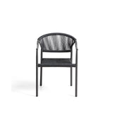 Stapelbarer Outdoor-Stuhl Livadia aus Aluminium in verschiedenen Farben von Kave Home – Bild 2