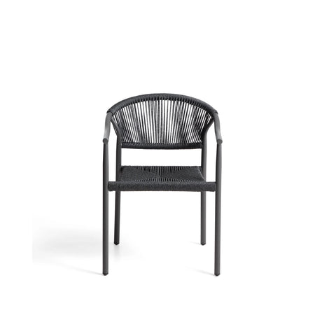 Stapelbarer Outdoor-Stuhl Livadia aus Aluminium in verschiedenen Farben von Kave Home – Bild 2